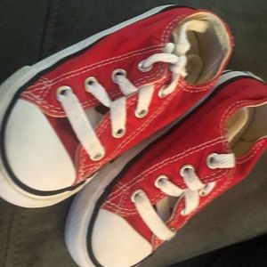 Size 7 Toddler Red Converse